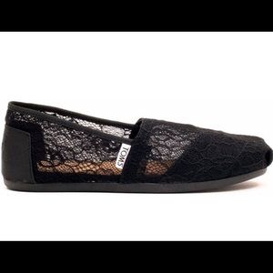 Black Lace Toms